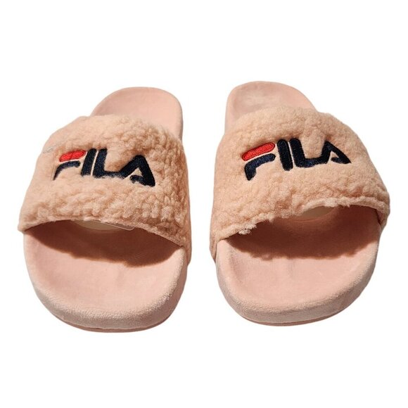 Fila Fuzzy Drifter Womens Slide Sandals Size 7 (Run Big) - Picture 9 of 12